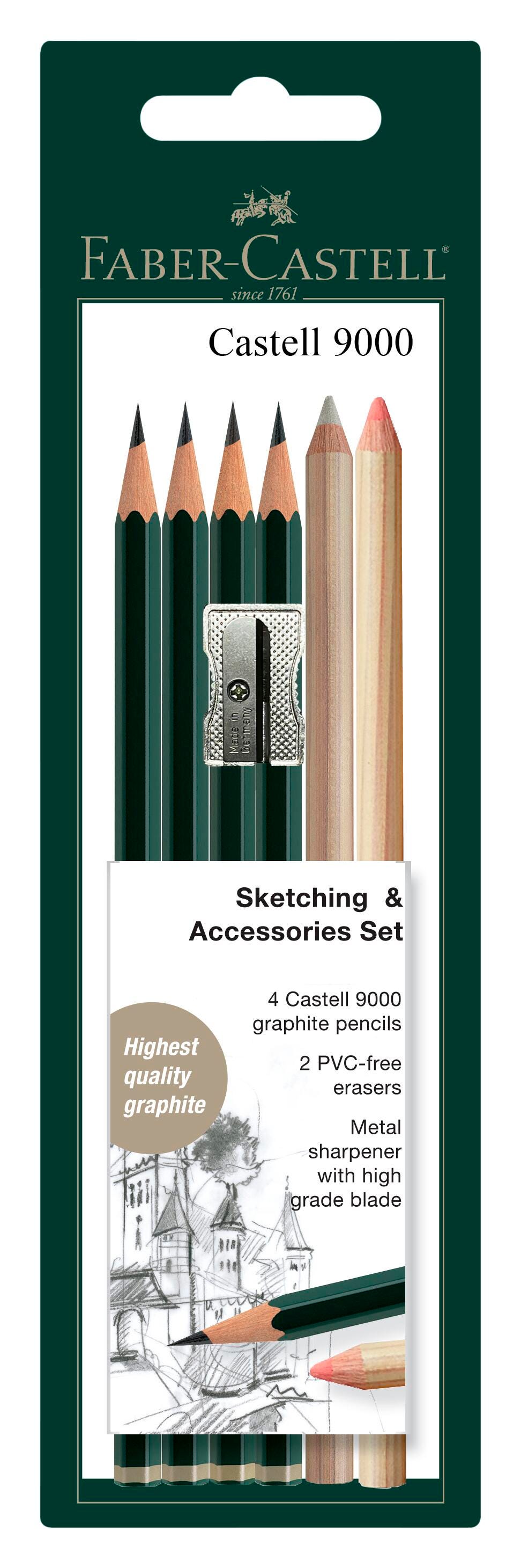 Faber Castell - Castell 9000 Sketching and Accessories Set 2132933